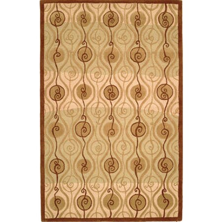 Safavieh Soho 4 ft. x 6 ft. Fluidity Contemporary Rug - Beige SO23A-4
